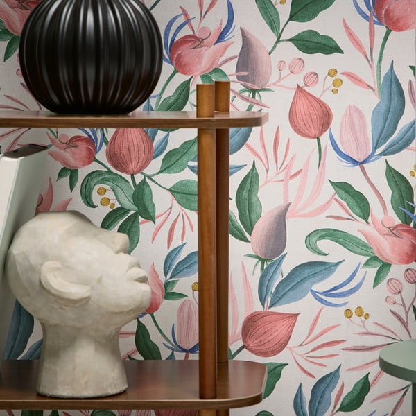 Galerie Wallpaper Product code: CL65232_2 - Cosmo Living Wallpaper Collection - Multi-coloured Green Red Colours -  