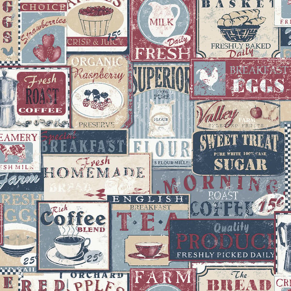 Galerie Wallpaper Product code: G56171 - Nostalgie Wallpaper Collection - Blue Colours -  