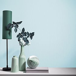 Galerie Wallcoverings Product Code 10171-18 - ELLE Decoration Wallpaper Collection - Light Teal Colours - Plain structure Design