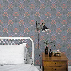 Galerie Wallcoverings Product Code 14020 - Ekbacka Wallpaper Collection - Grey Colours - Bellis Design