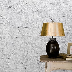 Galerie Wallcoverings Product Code 32803 - New Textures Wallpaper Collection - Light Grey Blue Colours - Crackle Texture Design