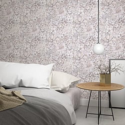 Galerie Wallcoverings Product Code 33954 - The New Design Book Wallpaper Collection -  Floral Texture Design