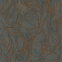 Galerie Wallcoverings Product Code 34256 - The New Design Book Wallpaper Collection - Black  Copper Colours - Graphic Design