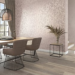 Galerie Wallcoverings Product Code 34285 - The New Design Book Wallpaper Collection - Dusky Pink Colours - Leaf Design