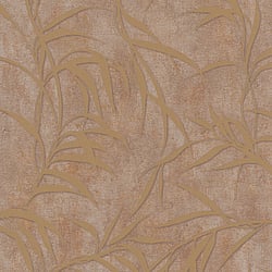 Galerie Wallcoverings Product Code 34288 - The New Design Book Wallpaper Collection - Copper  Gold Colours - Leaf Design