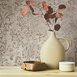 Galerie Wallcoverings Product Code 34293 - The New Design Book Wallpaper Collection - Dusky Pink Colours - Ornamental Design