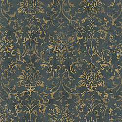 Galerie Wallcoverings Product Code 34297 - Urban Textures Wallpaper Collection - Black  Gold Colours - Ornamental Design