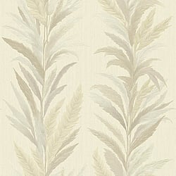 Galerie Wallcoverings Product Code 35901 - Ornamenta Wallpaper Collection - Beige Grey Colours - Leaf Flourish Design