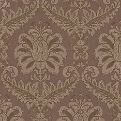Galerie Wallcoverings Product Code 35928 - Ornamenta Wallpaper Collection - Purple Gold Colours - Traditional Damask Design