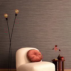 Galerie Wallcoverings Product Code 35978 - Ornamenta Wallpaper Collection - Brown Purple Colours - Horizontal Texture Design