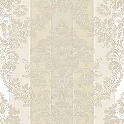 Galerie Wallcoverings Product Code 3911 - Italian Damasks 3 Wallpaper Collection - Light Gold Cream Beige Colours - Damask Stripe Design