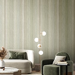 Galerie Wallcoverings Product Code 43855 - Structura Wallpaper Collection - Green Colours - VERTICALE ISTINTO Design