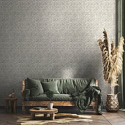 Galerie Wallcoverings Product Code 45741 - The Woods And Wicker Wallpaper Collection - Grey Colours - 3D optics Design