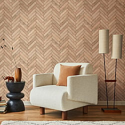 Galerie Wallcoverings Product Code 45760 - Bricks And More Wallpaper Collection - Beige Colours - Brick Herringbone Design