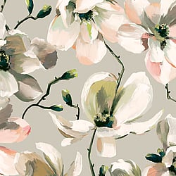 Galerie Wallcoverings Product Code 47464 - The New Design Book Wallpaper Collection - Beige, White, Orange Colours - Cherry Blossom Design