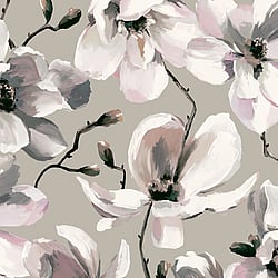 Galerie Wallcoverings Product Code 47466 - The New Design Book Wallpaper Collection - Grey, Beige, White Colours - Cherry Blossom Design