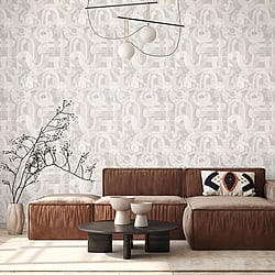 Galerie Wallcoverings Product Code 65325 - Salt Wallpaper Collection - Sea Salt Colours - Penello Design