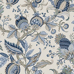 Galerie Wallcoverings Product Code 84040 - Cottage Chic Wallpaper Collection - Blue Colours - Jacobino Edra Design