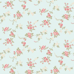 Galerie Wallcoverings Product Code AB27659 - Abby Rose 4 Wallpaper Collection - Turquoise Red Green Colours - Chic Rose Design