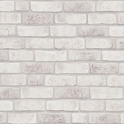 Galerie Wallcoverings Product Code BB51110 - Bricks And More Wallpaper Collection - Cream White Colours - Weathered Walls Motif Design