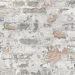 Galerie Wallcoverings Product Code BB51120 - Bricks And More Wallpaper Collection - Grey Black White Colours - Industrial Chic Motif Design