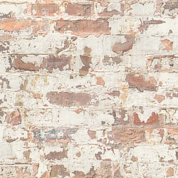 Galerie Wallcoverings Product Code BB51121 - Bricks And More Wallpaper Collection - Grey Orange White Colours - Industrial Chic Motif Design