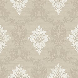 Galerie Wallcoverings Product Code CI38242 - Classic Silks 4 Wallpaper Collection - Lt. Creams Colours - Silk Damask Design