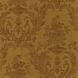 Galerie Wallcoverings Product Code CI38258 - Classic Silks 4 Wallpaper Collection - Ochre, Rust Colours - Sari Damask Design