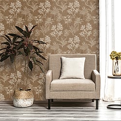 Galerie Wallcoverings Product Code DWP0361-02 - Zen Wallpaper Wallpaper Collection -  Floating Foliage Design