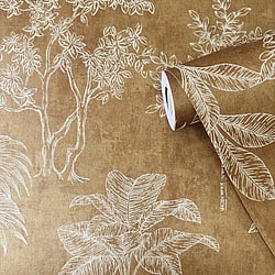 Galerie Wallcoverings Product Code DWP0361-04 - Zen Wallpaper Collection -  Floating Foliage Design