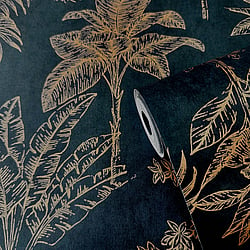 Galerie Wallcoverings Product Code DWP0361-08 - Zen Wallpaper Collection -  Floating Foliage Design