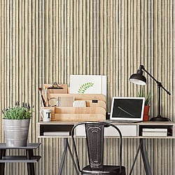 Galerie Wallcoverings Product Code G67940 - Organic Textures Wallpaper Collection - Brown Colours - Bamboo Design