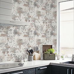 Galerie Wallcoverings Product Code G67989 - Organic Textures Wallpaper Collection - Beige Brown Grey Colours - Brick Design