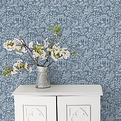 Galerie Wallcoverings Product Code G78508 - Secret Garden Wallpaper Collection -  Garden Toile Design