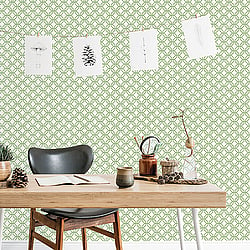 Galerie Wallcoverings Product Code G78528 - Secret Garden Wallpaper Collection -  Trellis Positive Design