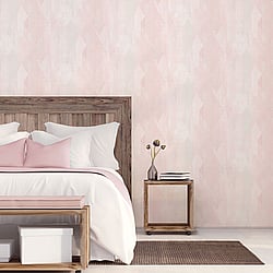 Galerie Wallcoverings Product Code GX37636 - Geometrix Wallpaper Collection - Pink Light Grey Colours - Glass Shard Geo Design