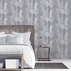 Galerie Wallcoverings Product Code GX37637 - Geometrix Wallpaper Collection - Grey Colours - Glass Shard Geo Design