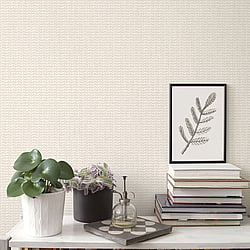 Galerie Wallcoverings Product Code GX37648 - Geometrix Wallpaper Collection - Beige Colours - Mini Leaf Texture Design