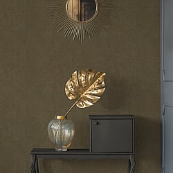 Galerie Wallcoverings Product Code HV41049 - Havana Wallpaper Collection - Brown Metallic Colours - Havana Mosaic Fan Motif Design