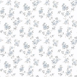 Galerie Wallcoverings Product Code PF38172 - Pretty Prints Wallpaper Collection - Blue, Beige, Grey Colours - Mini Rose Trail Design