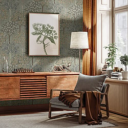 Galerie Wallcoverings Product Code TJ40307 - Mulberry Tree Wallpaper Collection - Grey Colours - Grove Design