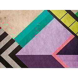 Galerie Wallcoverings Product Code WH45277M - Welcome Home Murals Wallpaper Collection - Multi-coloured Colours - Retro Abstract Shapes Design