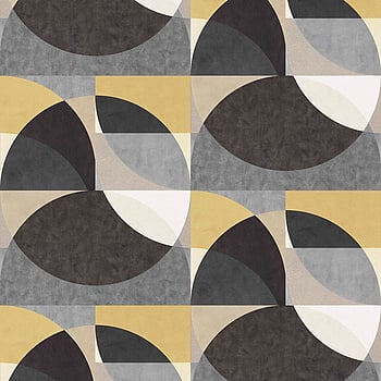 Galerie Wallcoverings Product Code 10150-15 - ELLE Decoration Wallpaper Collection - Gold Mustard Grey Cream Colours -  