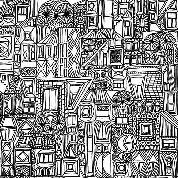 Galerie Wallcoverings Product Code 23300 - Marimekko 5 Wallpaper Collection - Black White Colours -  