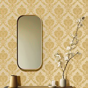 Galerie Wallcoverings Product Code 23642 - Classic Italian Wallpaper Collection - Gold Colours -  