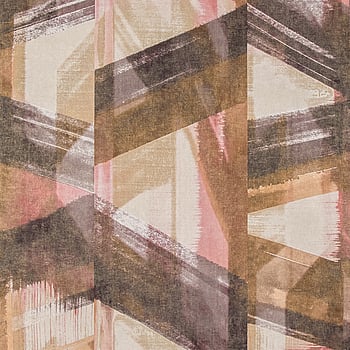 Galerie Wallcoverings Product Code 26798 - Crafted Wallpaper Collection - Pink Bronze Gold White Colours -  