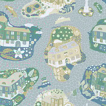 Galerie Wallcoverings Product Code 29009 - Resan Wallpaper Collection - Light blue Colours -  