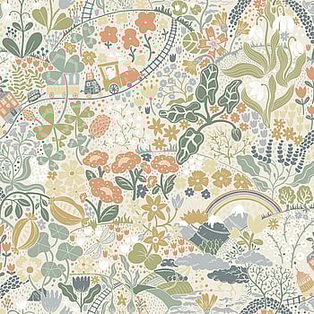 Galerie Wallcoverings Product Code 29029 - Resan Wallpaper Collection - Green Colours -  