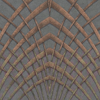 Galerie Wallcoverings Product Code 32256 - Avalon Wallpaper Collection - Anthracite Copper Colours -  