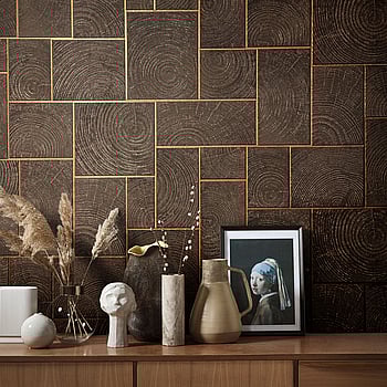 Galerie Wallcoverings Product Code 33251 - Natural Opulence Wallpaper Collection - Brown Colours -  
